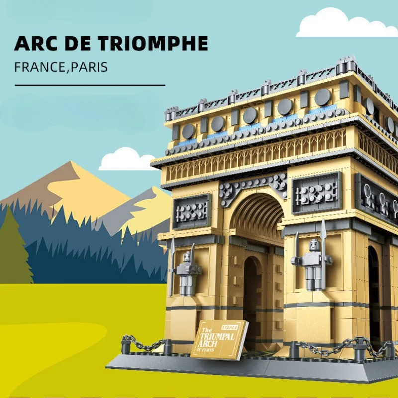 Lego Set Creator - Arco Triumphal de Francia, bloques de